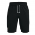 Calções de Desporto para Homem Under Armour Rival Terry Preto