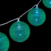 LED kamuoliukų vainikas Ø 5 cm 2 m Žalia
