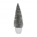 Juletræ Medium 10 x 33 x 10 cm Sølvfarvet Hvid Plastik
