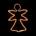 Christmas bauble Light Angel 52 x 1,5 x 72 cm Yellow