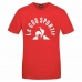 T-shirt à manches courtes homme Le coq sportif Bat Nº2 Rouge Homme