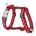 Imbracatura per Cani Red Dingo Rosso Stella Bianco 37-61 cm