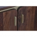 Sidebord DKD Home Decor Brun Stål Treverk av mangotre 160 x 40 x 81 cm