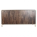Sivupöytä DKD Home Decor Ruskea Teräs Mangopuu 160 x 40 x 81 cm