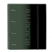 Rengaskansio BlackFit8 Gradient A4 Musta Armeijan vihreä (27 x 32 x 3.5 cm)