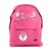 Школьный рюкзак Liderpapel 38 x 28 x 12 cm Глобус Розовый