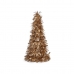 Árvore de Natal Mate Enfeite Cintilante 18 x 18 x 45,5 cm Dourado Branco Plástico Polipropileno