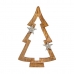 Χριστουγεννιάτικο δέντρο Καφέ Σύνολο 7 x 50 x 32 cm Ασημί Ξύλο