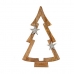 Vánoční stromeček Kaštanová Silueta 7,5 x 58,5 x 37 cm Stříbřitý Dřevo