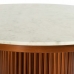 Esstisch DKD Home Decor Metall Marmor (110 x 110 x 76 cm)