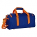 Sports bag Valencia Basket Blue Orange (50 x 25 x 25 cm)