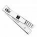 Nail clipper QVS 10-1060 Silver Steel