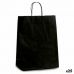 Papirnata vreča Črna (12 x 52 x 32 cm) (25 kosov)
