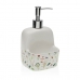 Soap Dispenser Versa Sansa Flowers Ceramic 9,4 x 17,8 x 10,5 cm