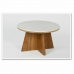 Konferenční stolek DKD Home Decor Mramor Akátové (70 x 70 x 43 cm)