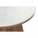 Tischdekoration DKD Home Decor 70 x 70 x 43 cm Holz Aluminium Marmor Akazienholz