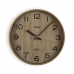 Relógio de Parede Versa Marrom claro Plástico Quartzo 4,8 x 31 x 31 cm