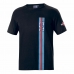 Kortærmet T-shirt til Mænd Sparco Martini Racing Sort (Størrelse S)