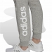 Dlhé športové nohavice Adidas Essentials Fleece Logo Dáma Sivá