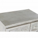 Kredens DKD Home Decor Metal Drewno mango Biały Wielokolorowy 30 x 40 cm 72 x 40 x 87 cm