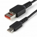 USB A uz USB C Kabelis Startech USBSCHAC1M           Melns