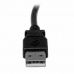 Kabel USB A v USB B Startech USBAB3ML             Črna