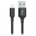 USB to Lightning Cable Goms Black 2 m
