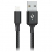 Кабел USB към Lightning Goms Черен 1 m