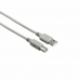 Kabel USB A v USB B Hama 00200900 1,5 m Siva
