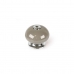 Doorknob Rei e517 Circular Porcelain Grey Metal 4 Units (Ø 40 x 36 mm)