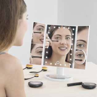 Universal - Beauté LED miroir de maquillage lampe USB charge