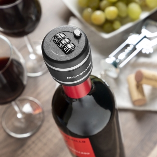 This Combination Bottle Lock Lets You Secure Wine and Liquor Bottles With a  Password