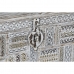 Kiste DKD Home Decor Metall Treverk av mangotre (80 x 40 x 45 cm)