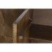 Устройство DKD Home Decor Позолоченный Темно-коричневый Металл Древесина манго 170 x 40 x 90 cm