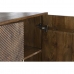 Sidebord DKD Home Decor Gyllen Mørkebrunt Metall Treverk av mangotre 170 x 40 x 90 cm