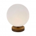 Asztali lámpa DKD Home Decor Természetes Fa Polietilén Alumínium Fehér (20 x 20 x 23 cm)