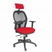 Kancelárska stolička s podhlavníkom P&C B3DRPCR Červená