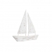 Statua Decorativa DKD Home Decor 36 x 4 x 47 cm 36 x 6 x 38 cm Finitura invecchiata Naturale Beige Bianco Marinaio Barca a vela