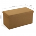 Kofferbank Lang Abnehmbar Leinen Holz MDF (38 x 37,5 x 76,5 cm)