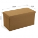 Storage chest with seat Length Detachable Linen MDF Wood (38 x 37,5 x 76,5 cm)