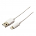 USB - Lightning kabelis Contact (1 m) Balta
