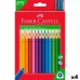 Värvilised pliiatsid Faber-Castell Mitmevärviline 4 Tükid, osad