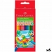 Crayons de couleur Faber-Castell Multicouleur 6 Pièces