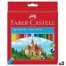 Χρωματιστά μολύβια Faber-Castell Πολύχρωμο (5 Μονάδες)