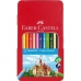 Χρωματιστά μολύβια Faber-Castell Πολύχρωμο 6 Τεμάχια