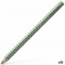 Värvilised pliiatsid Faber-Castell Roheline metalne (12 Ühikut)
