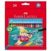 Akvareliniai spalvoti pieštukai Faber-Castell Spalvotas 3 Dalys