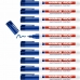 Постоянный маркер Edding 400 Синий (10 штук)