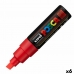 huopakärkiset kynät POSCA PC-8K Punainen (6 osaa)