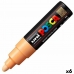 felt-tip pens POSCA PC-7M Light Orange 6 Units